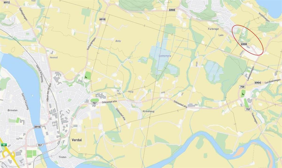Nedre Fagerli og Hallemsåsen - Klikk for stort bilde