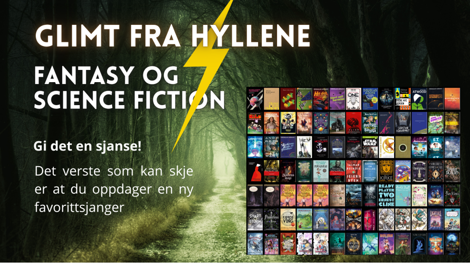 Lenke til artikkel: Glimt fra hylla:  Fantasy og science fiction