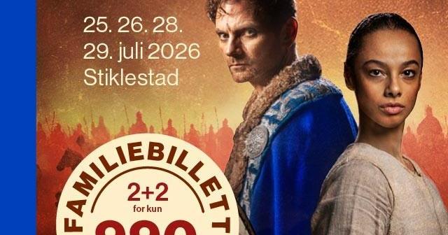 Familiebillett til Spelet om Heilag Olav - Verdal kommune