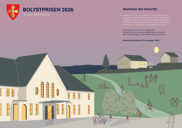 Lenke til artikkel: Forslag til kandidater til Verdal kommunes Bolystpris 2026