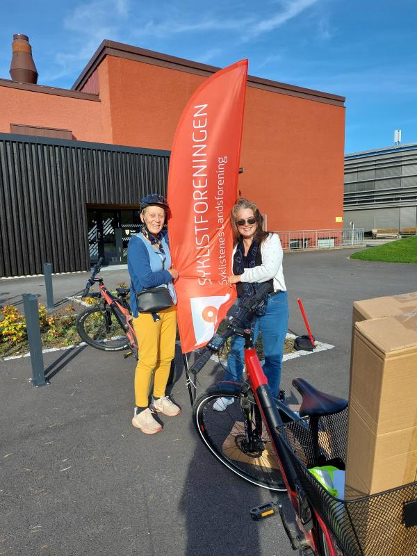 Lenke til artikkel: Synlig syklist-aksjoner i Verdal