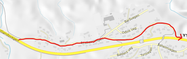 Transport av tog - Klikk for stort bilde