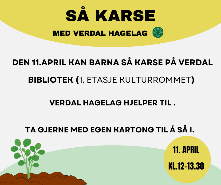 Plakat med tekst som i arrangementbeskrivelsen.