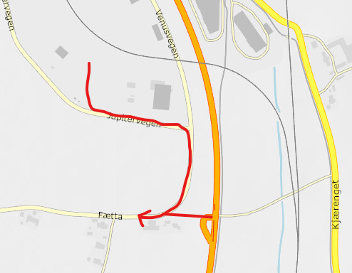 Transport av tog - Klikk for stort bilde